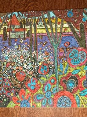 Pomegranate Darlene Kulig Outside Vienna 1000 Piece Puzzle Complete